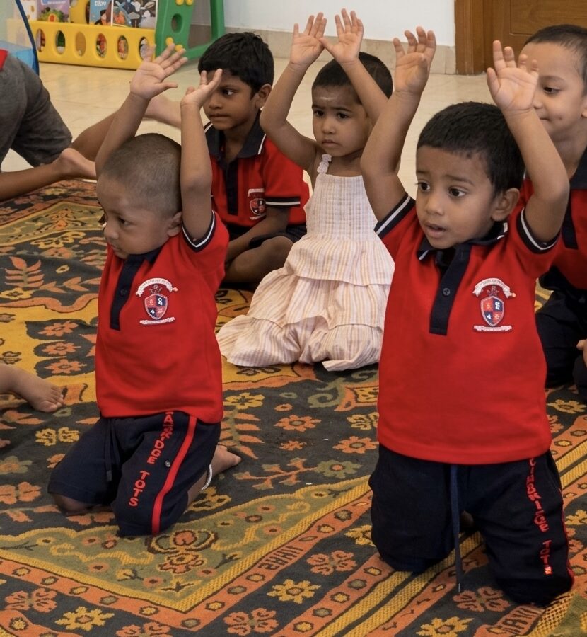 Cambridge Montessori - S.Kolathur Yoga Day